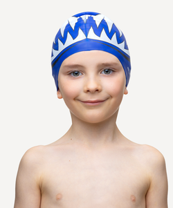 Шапочка для плавания Bob Navy, силикон, детский