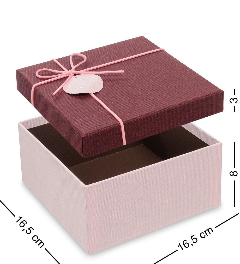 Packing Symphony WF-77/2-A Коробка «Квадрат» цв.роз./борд.