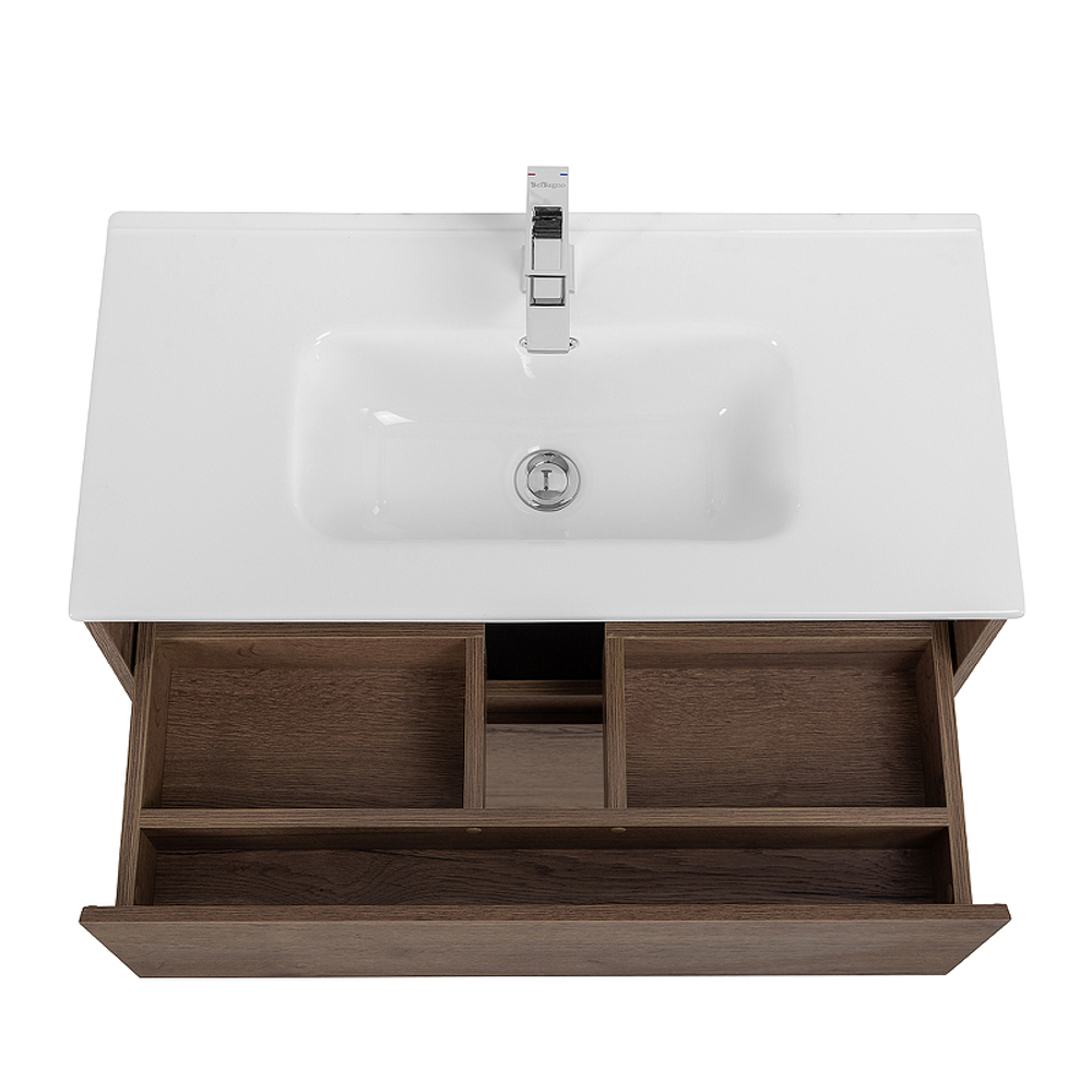 Тумба под раковину BelBagno Kraft 39 50 KRAFT39-500/390-2C-PIA-RT Rovere Tabacco