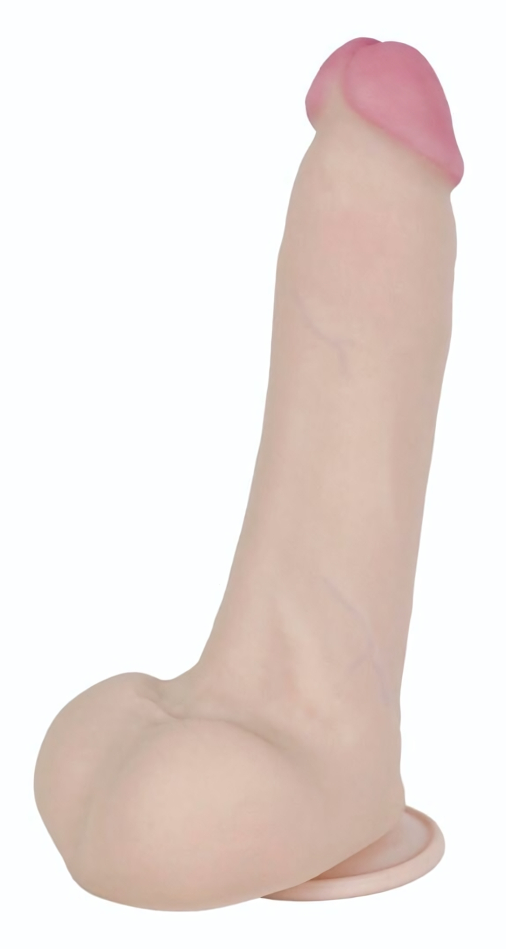 Телесный перезаряжаемый вибратор-реалистик из неоскин - 22,5 см. (Цвет: телесный)
