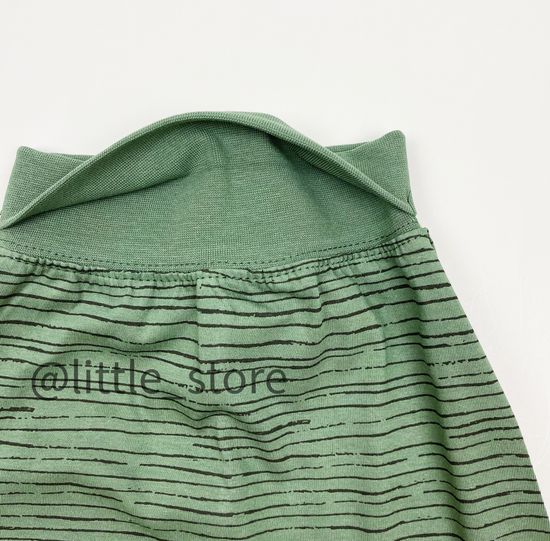 Штанишки хлопковые "Машинки" хаки, широкий пояс