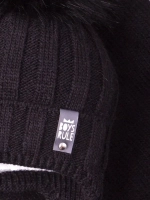 Шапка для мальчика зимняя вязаная и снуд