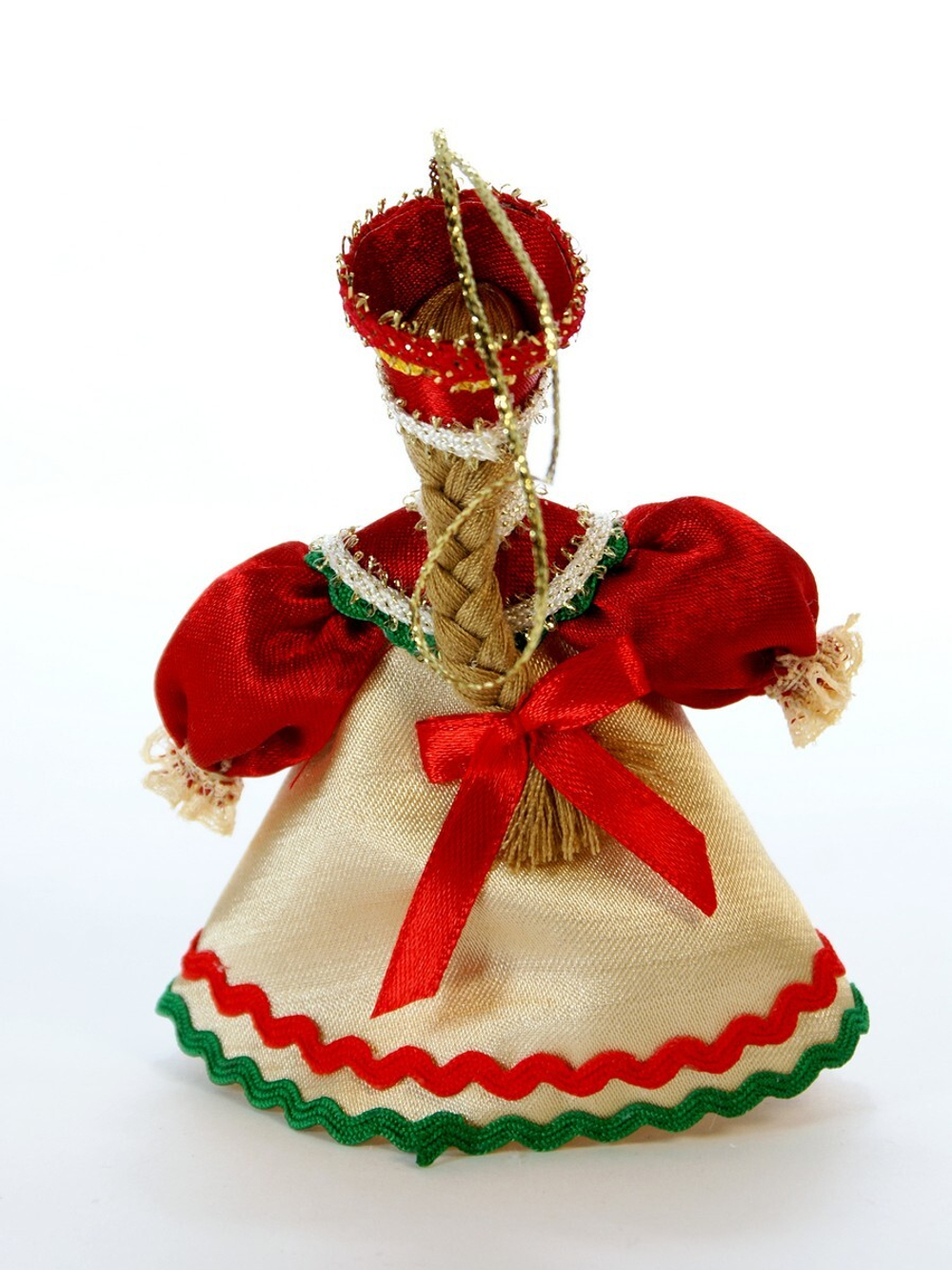 Кукла-подвеска Девушка в русском костюме.