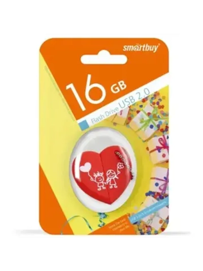 Память USB Flash 16 ГБ Wild Series Сердце SB16GBHeart RED