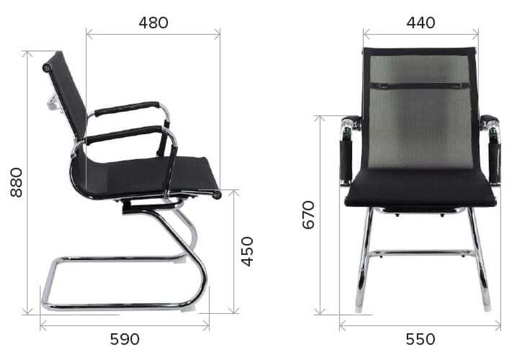 Кресло Everprof Opera CF Сетка Черный