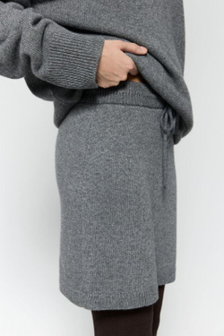 Юбка мини из смесового кашемира