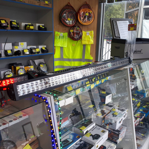 300W (HM) / Светодиодная балка, 300W, 130 см, дальний свет, боковые крепления, projector (1 шт.) =