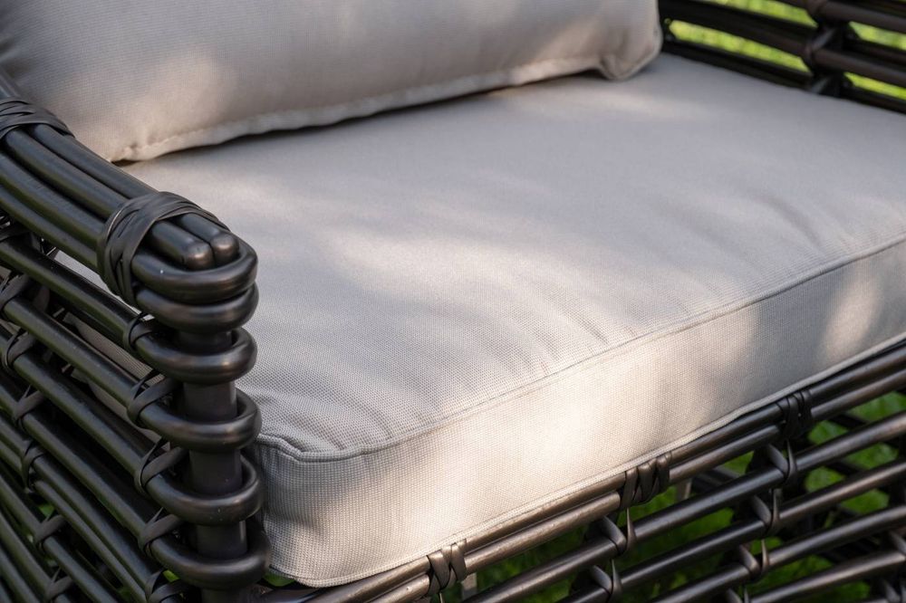 "Ницца" лаунж-зона из искусственного ротанга, цвет бронзовый