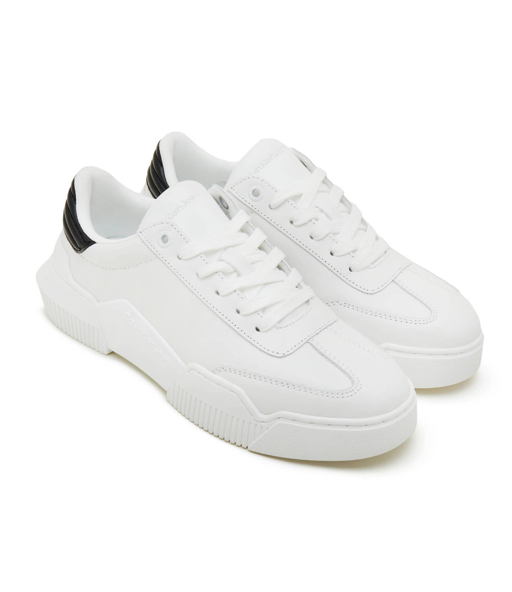 Кожаные кроссовки CALVIN KLEIN JEANS - белый(YW0YW01188)
