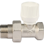 Вентиль ручной регулировки прямой STOUT - 3/4" (ВР/НР-американка, PN10, Tmax 120°C, шток металл по металлу)