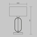 Настольный светильник Maytoni MOD099TL-01G