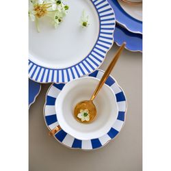 Набор кофейных пар в полоску Vintage Charm, 90 мл, 2 шт.