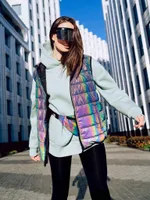 Жилет Гидроплан Rainbow Светоотражающий Черный Унисекс