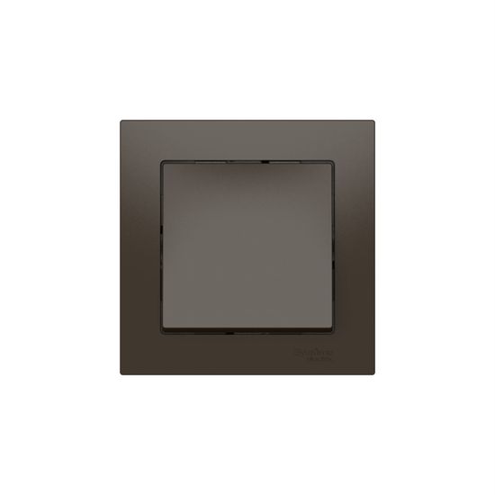 Выключатель 1-кл. AtlasDesign (сх. 1) 10AX быстрозажим. клем. в сборе мокко SE ATN000612S