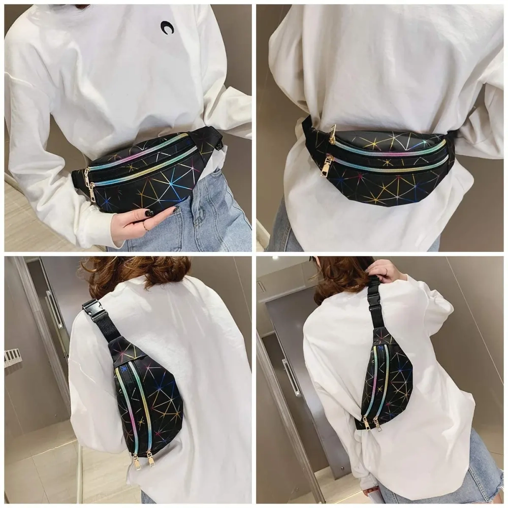 Сумка на пояс «Harizma», цвет черный, 31*12 см