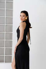 Платье с разрезом ESTER