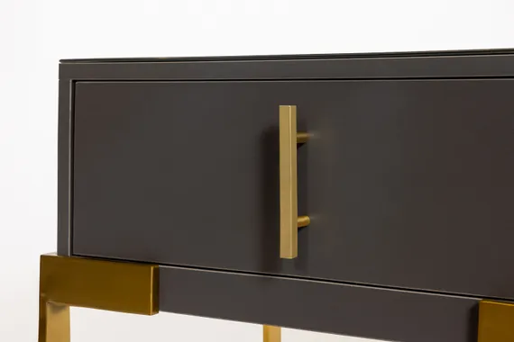 Тумба прикроватная серая