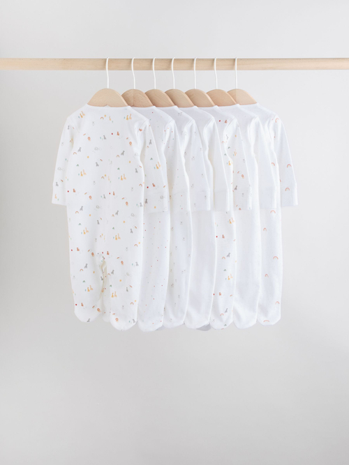 Комбинезон / Cлип для малышей Next AW3-256, 7 шт., Белый