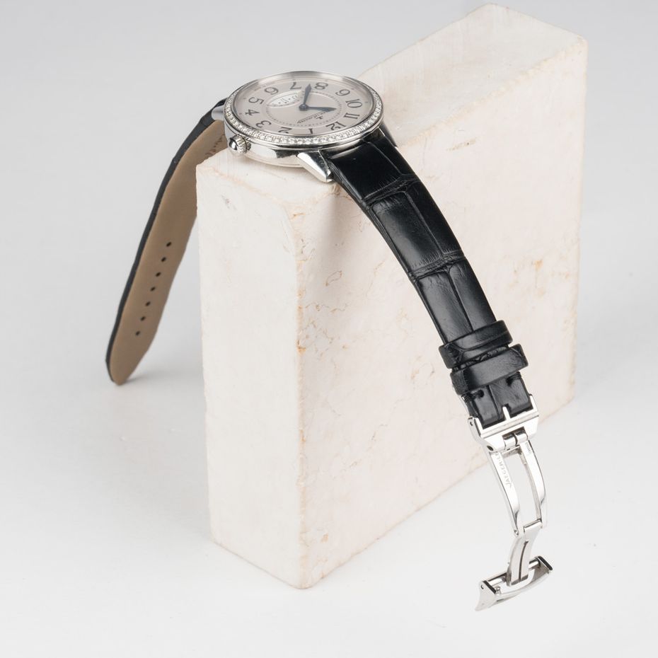 Ремешок для часов Jaeger-LeCoultre Master Control Date чёрный аллигатор