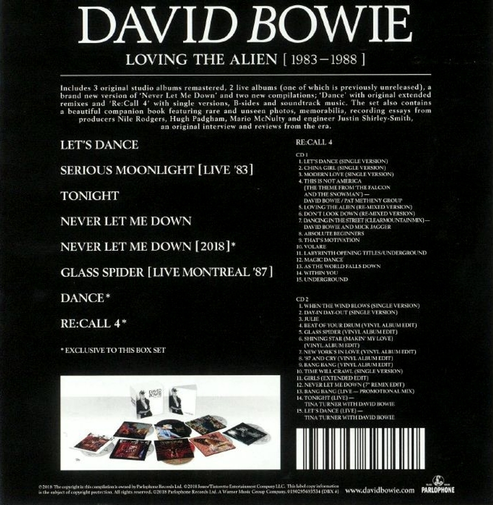 David Bowie / Loving The Alien (1983-1988)(11CD)