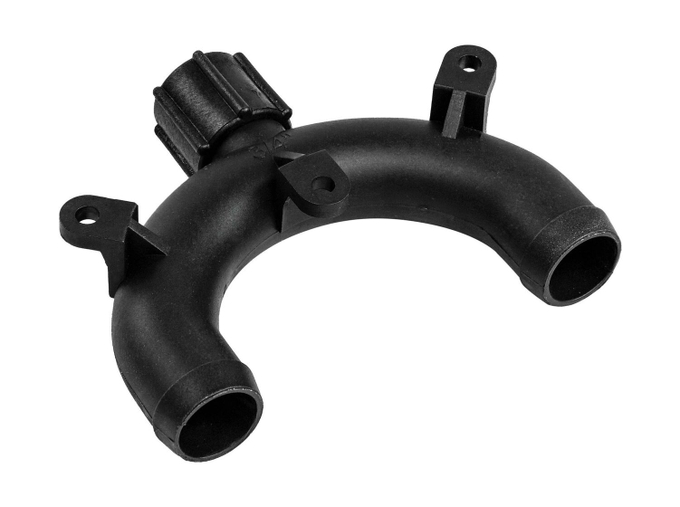 Колено 19 мм пластиковое с вентиляцией, SeaFlo