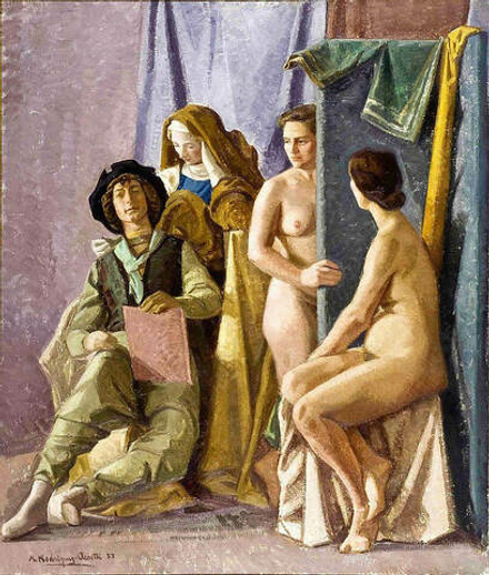 Jose-Maria Rodriguez-Acosta (1878-1941) - эротическое искусство испанского художника