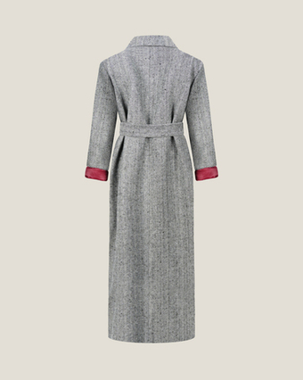 Пальто "Миллионерша" в елочку