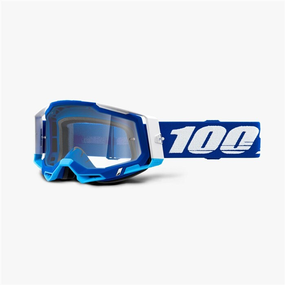 Очки 100% Racecraft 2 Goggle Blue / Clear Lens (50121-101-02)