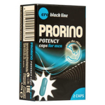 PRORINO Биологически активная добавка к пище Ero black line Potency Caps for men 2 кап.