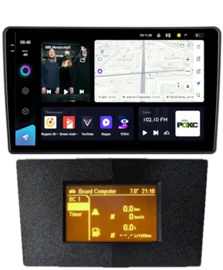 Магнитола для Opel Astra H (перенос БК вниз, черная) - Teyes CC3-2K QLed Android 10, ТОП процессор, SIM-слот, CarPlay