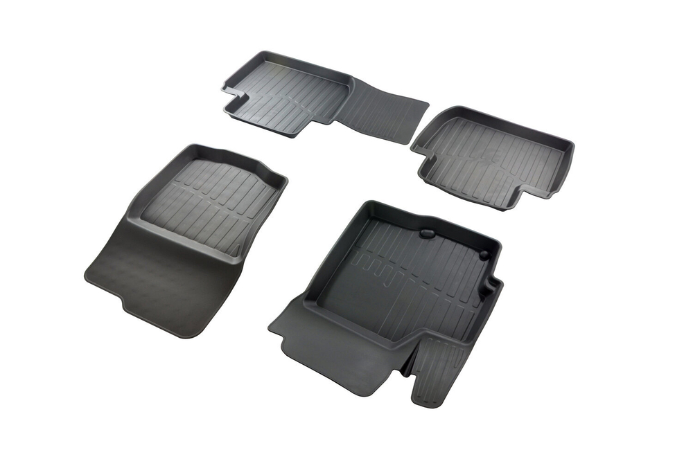 Коврики резиновые в салон 3D LUX для Mitsubishi Outlander (2006-) SRTK.3D.MIT.OUT.06G.02X26