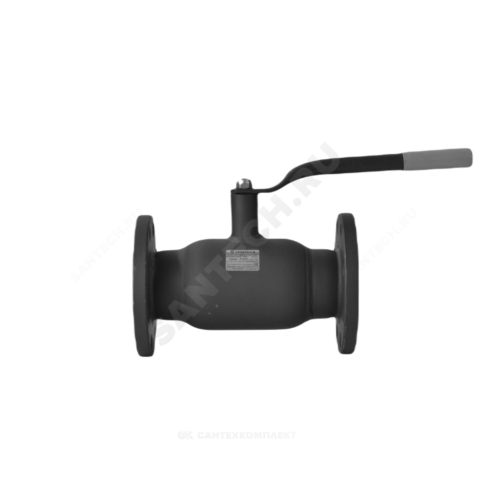 Кран шаровой сталь 11с67п Ду 40 Ру40 фл L=200мм полнопроходной FORTECA 193.1.040.040