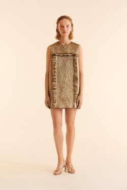 Платье-клоке (Принцесса на горошине), желтое золото