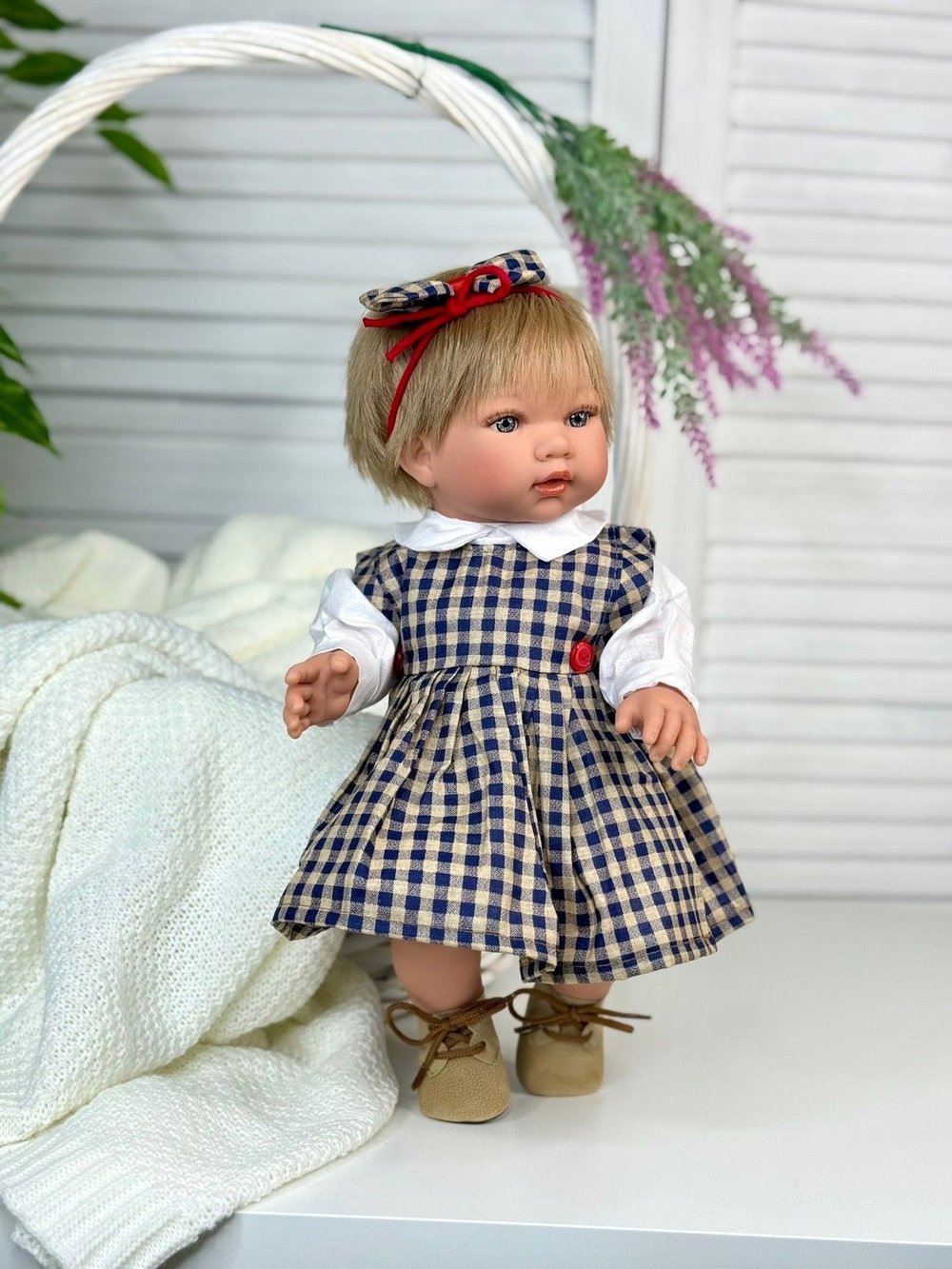 Кукла D Nenes виниловая 34см Lean (053759)