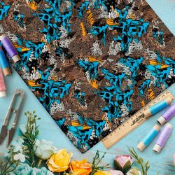 Ткань премиум сатин завораживающие краски