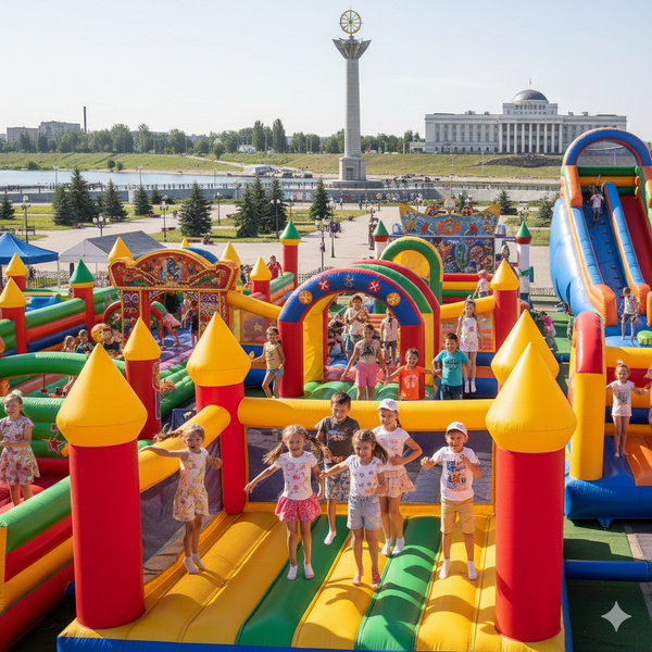 Батут купить в Кызыле — надувные аттракционы от производителя БатутМастер 🎉 Батут купить в Кызыле — надувные аттракционы от производителя БатутМастер 🎉