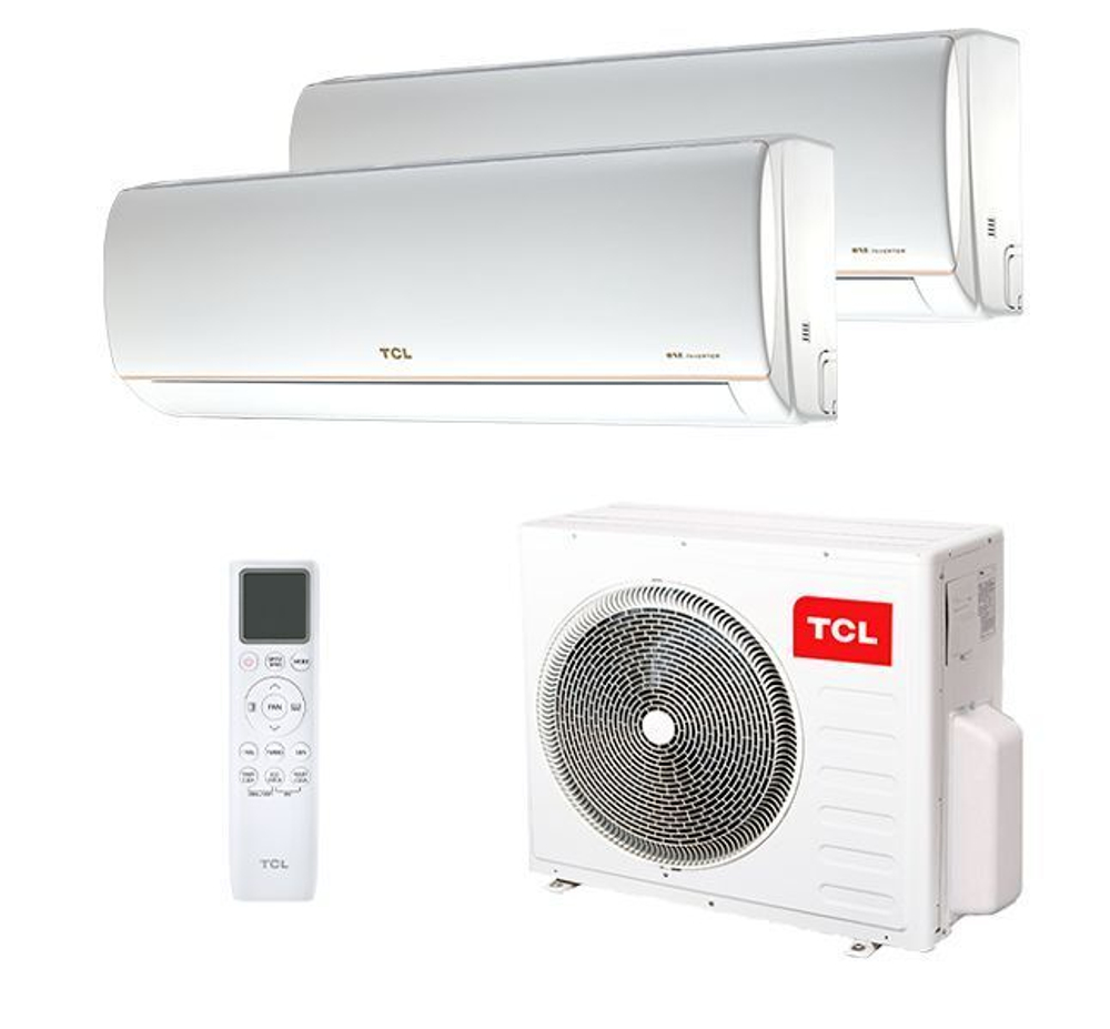 Мульти сплит система TCL на 2 комнаты (25+25 кв.м.) ONE