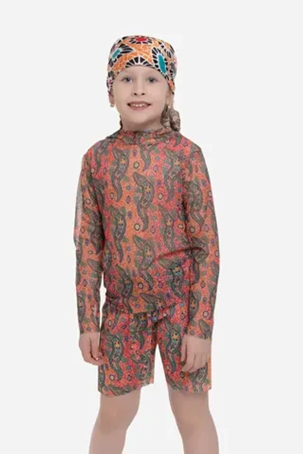 Шорты детские "Крокодил Оранжевый"