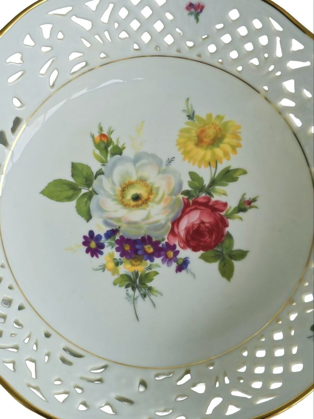 Ваза (Фруктовница) "Цветы" Германия