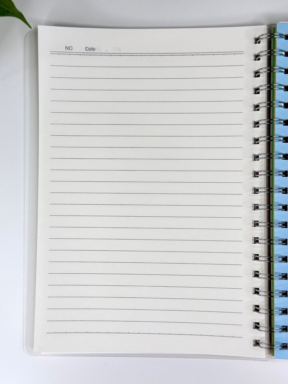 Блокнот тетрадь с разделителями формат В5 175х250 мм 110 листов голубой (3967-5)