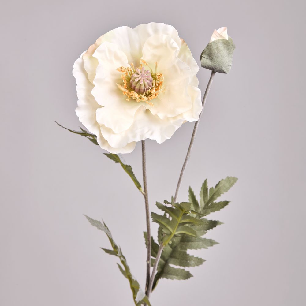 ЦВЕТОК ИСКУССТВЕННЫЙ "МАК" ВЫСОТА=72СМ. (МАЛ=24 ШТ/КОР=96ШТ.)