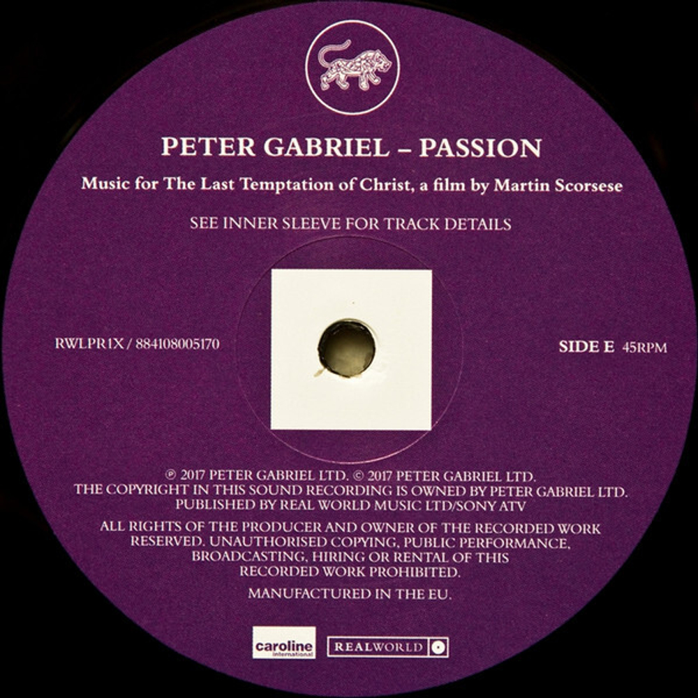 Peter Gabriel / Passion (3LP)