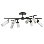 LR7283648640 Люстра RULLO 8х50W GU10 ЧЕРНЫЙ/БЕЛЫЙ (571728+214436-4+214486-4+202430-8)