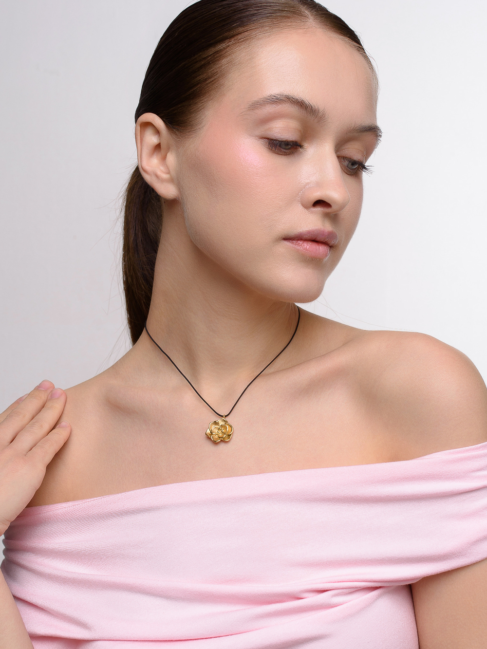 Колье "Lace flower" Gold