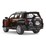 Модель ин. мет. "Toyota Land Cruiser Prado" 21см, свет-звук 21см, двери, черный, коробка CZ124-R (Техно