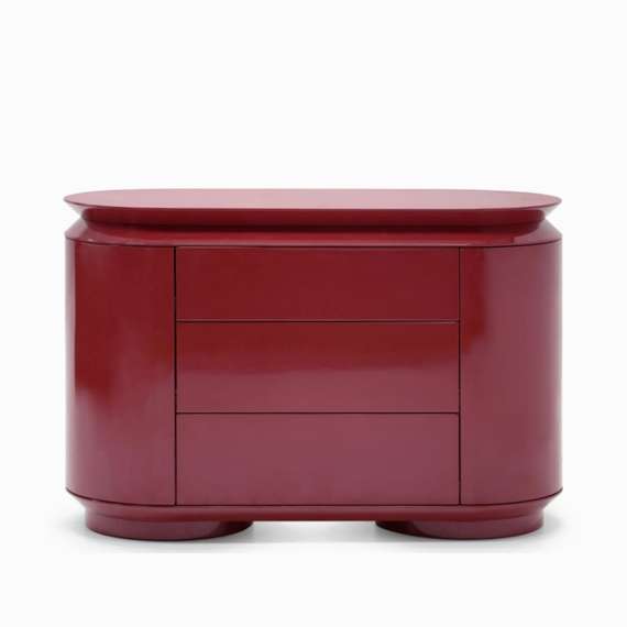 Комод Paula 120х50 см, красный глянец