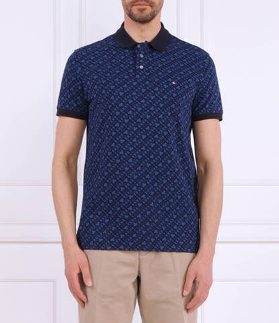 Поло Tommy Hilfiger - темно-синий(MW0MW30806)