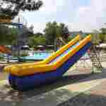 Надувная прямая водная горка «Исток» для вышки (опоры), 6×2×3 м