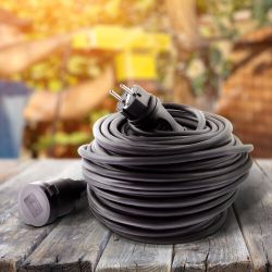 Удлинитель силовой ЭРА UPx-1e-3x2,5-30m-IP44(KG) в бухте с заземлением 1 розетка 30 м КГ 3х2,5мм2