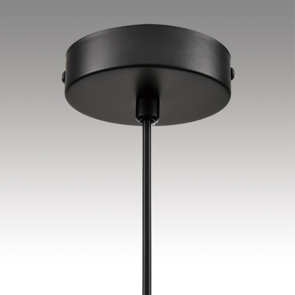 8232/1Y УЦЕНКА(НЕВОЗВРАТНЫЙ ТОВАР) COMFI LN25 000 черный/прозрачный, металл/стекло Подвес LED GX70 1*10W 220V NATALINA